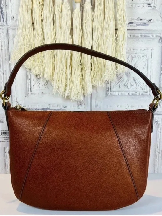Fossil Skylar Leather Crossbody Purse Brandy Brown Bag Womens NWT Classic Boho - Picture 6 of 17